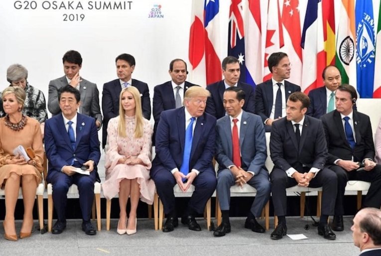 Momen kebersamaan Ivanka Trump dan Jokowi di KTT G20