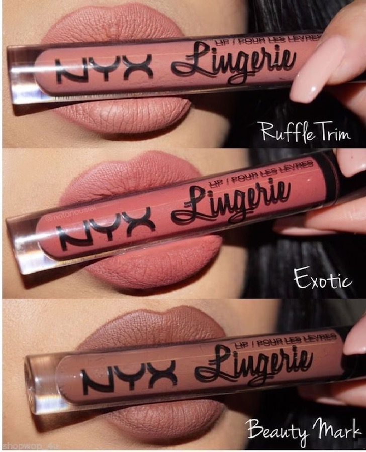 nyx lingerie shades