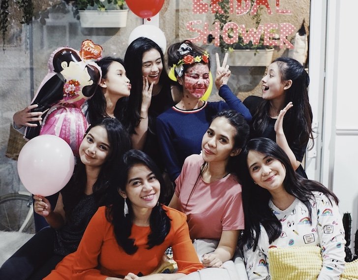 Salah satu contoh bridal shower di Indonesia