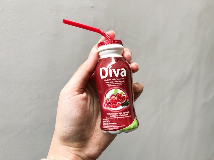 Kemasan Diva Beauty Drink yang Kecil dan Praktis