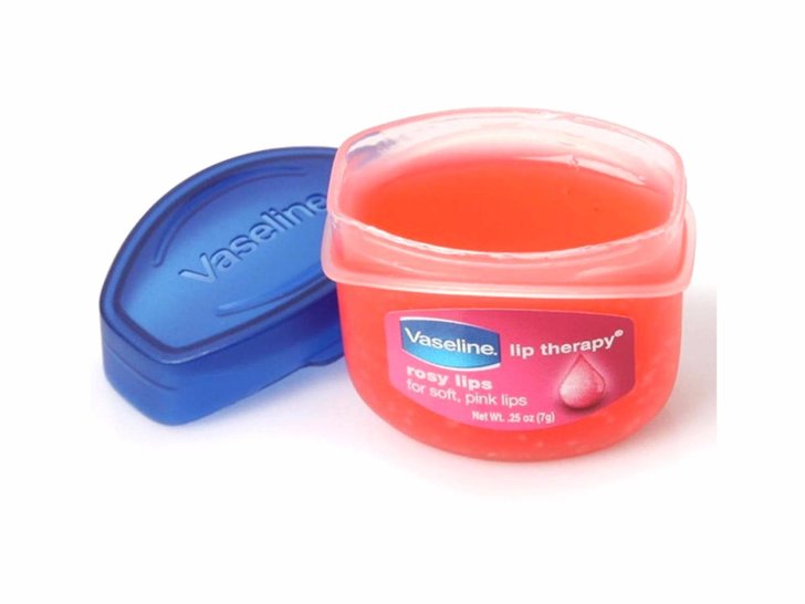 Tekstur Vaseline Lip Therapy Rosy Lips