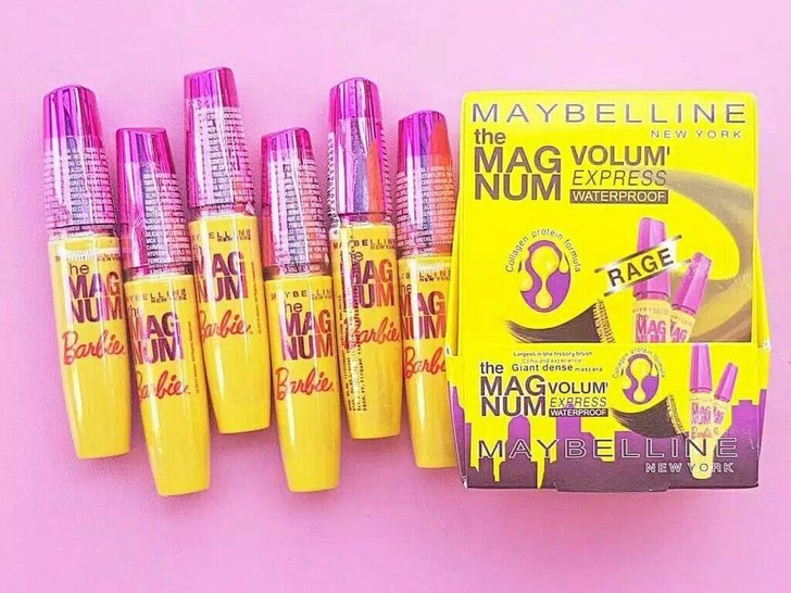 Packaging Maybelline Magnum Barbie Mascara