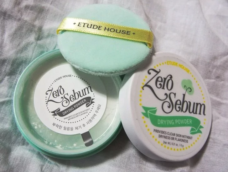 Packaging Etude House Zero Sebum Drying Powder