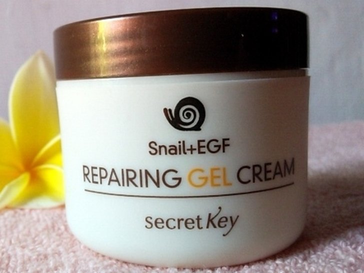 Packaging Secret Key Snail + EGF Repairing Gel Cream