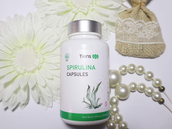 Tiens Spirulina Capsules - Packaging