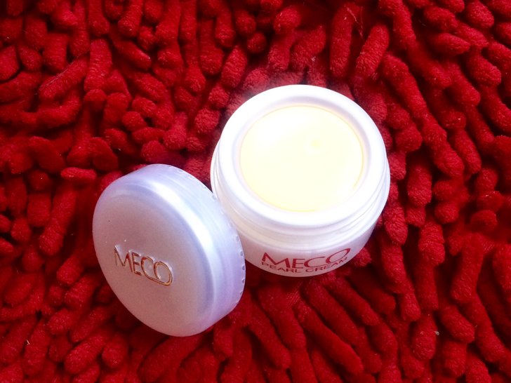 Review Meco Pearl Cream - Tekstur