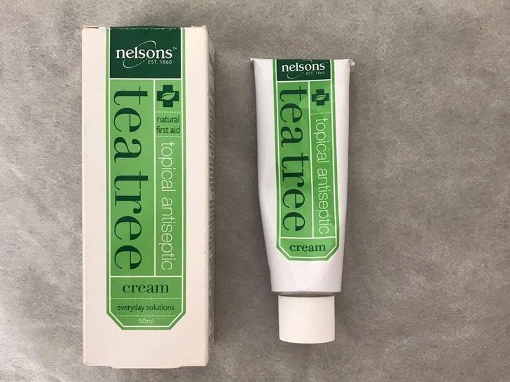 Nelsons Tea Tree Cream - Packaging