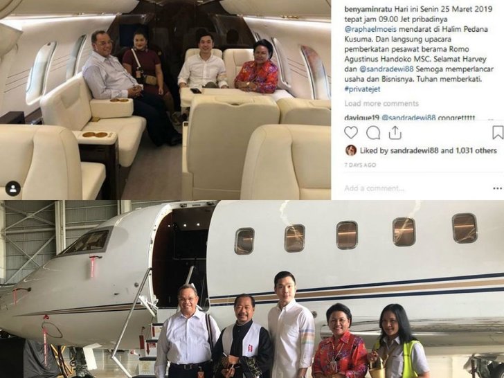 Memberikan hadiah ulang tahun anak pertamanya Jet pribadi