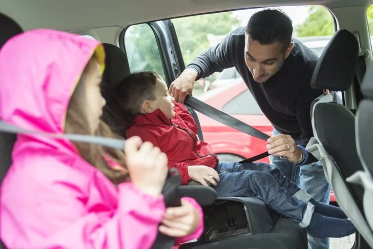 Penggunaan sabuk pengaman yang tepat untuk anak