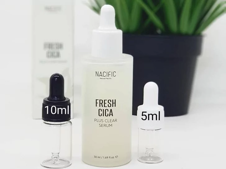 Nacific Fresh Cica Plus Clear Serum - Packaging