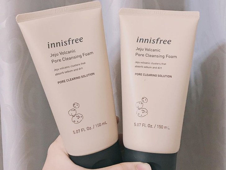 innisfree super volcanic pore micellar cleansing foam 2x review