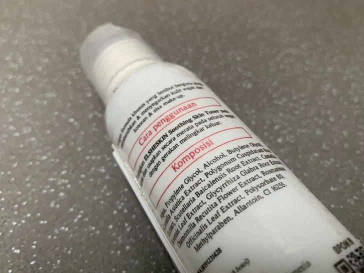 ElsheSkin Sooting Skin Toner - Packaging