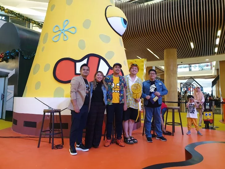 Press Conference Meet and Greet Spongebob Squarepants