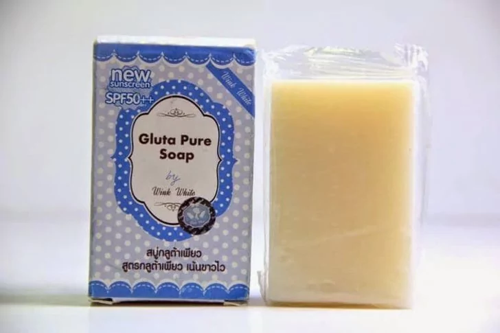 Sabun Mandi untuk Memutihkan Kulit - Wink White Gluta Pure