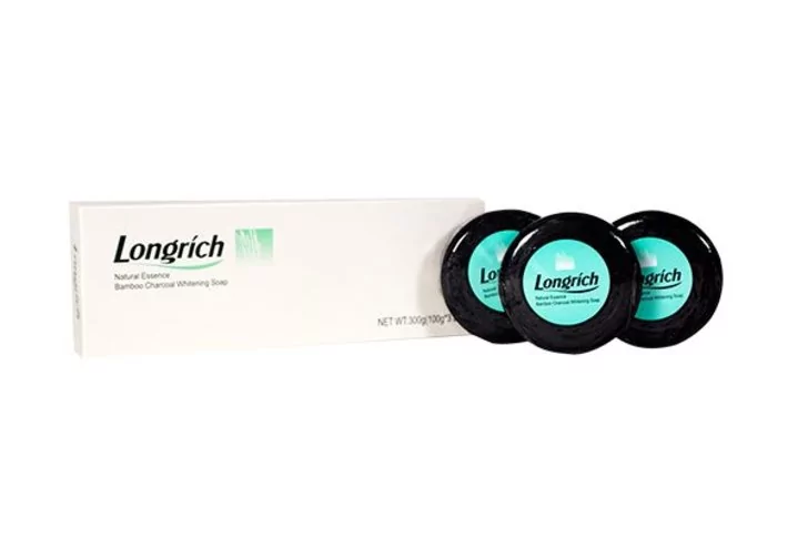 Sabun Mandi untuk Memutihkan Kulit - Longrich Natural Essence Bamboo Charcoal Whitening Soap