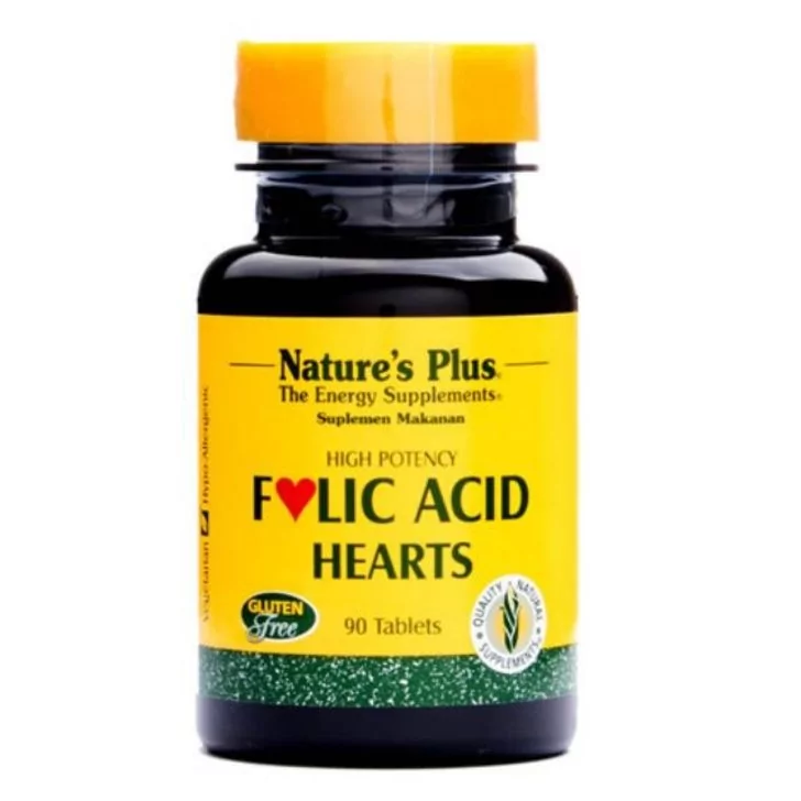 Nature’s Plus - Folic Acid Hearts